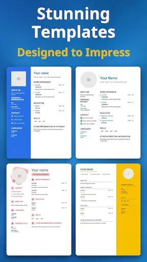 Скриншот 3 — Resume Builder & CV Maker