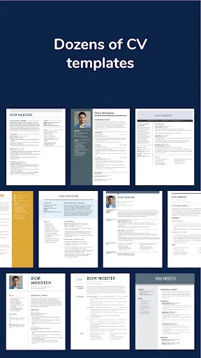 Скриншот 2 — MyPerfectCV: Resume CV Builder