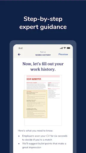 Скриншот 7 — MyPerfectCV: Resume CV Builder