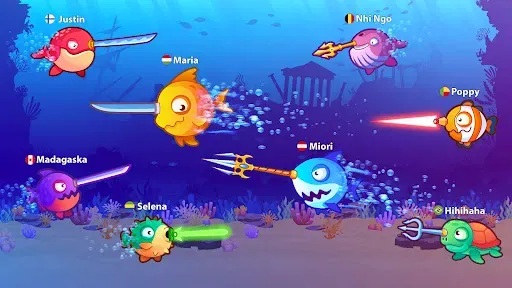 Скриншот 5 — Fish.IO - Hungry Fish