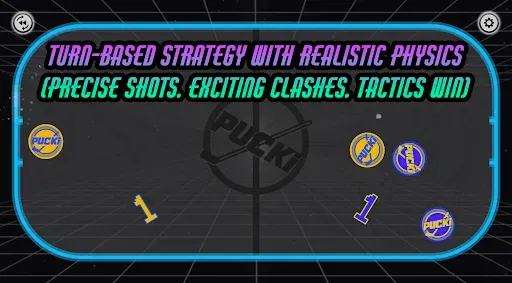 Скриншот 2 — PUCKi: Tabletop Hockey game