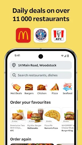 Скриншот 1 — Mr D Food & Grocery Delivery