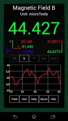 Скриншот 2 — Ultimate EMF Detector RealData