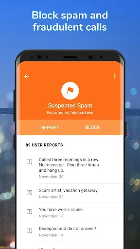 Скриншот 3 — Mr. Number: Spam Call Blocker