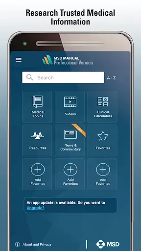 Скриншот 1 — MSD Manual Professional
