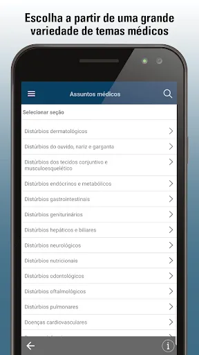 Скриншот 2 — Manual MSD para Profissionais