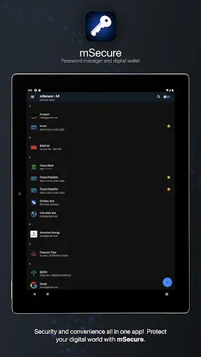 Скриншот 7 — mSecure - Password Manager
