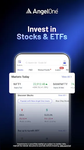 Скриншот 2 — Angel One: Stocks, Mutual Fund