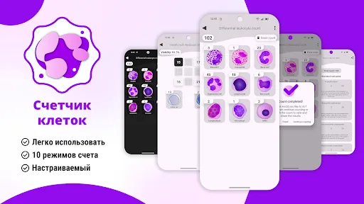 Скриншот 1 — Счетчик клеток