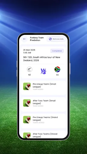 Скриншот 7 — Fantasy247-Team Prediction App