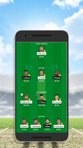 Скриншот 1 — CricMonster: Team Prediction