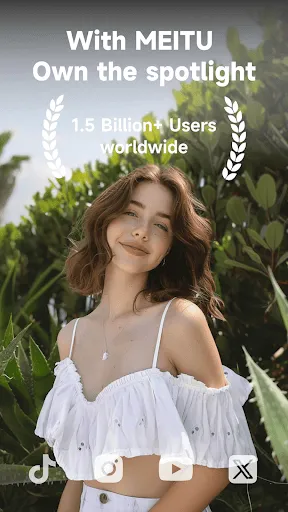 Скриншот 1 — Meitu- AI Photo & Video Editor