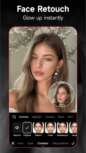 Скриншот 3 — Meitu- AI Photo & Video Editor