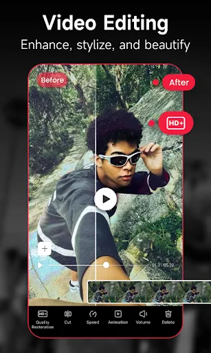 Скриншот 7 — Meitu- AI Photo & Video Editor