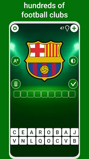 Скриншот 1 — Football Clubs Logo Quiz Game