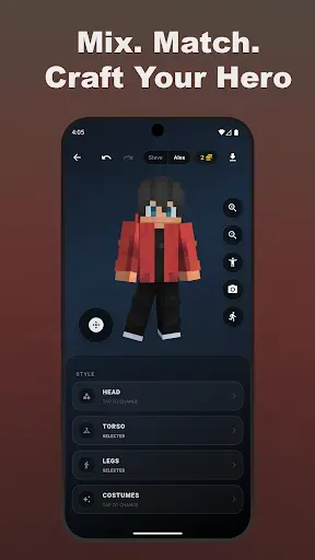 Скриншот 1 — Hub for Minecraft & Skin Maker