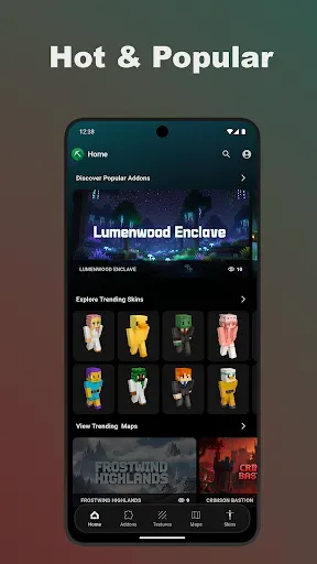 Скриншот 3 — Hub for Minecraft & Skin Maker