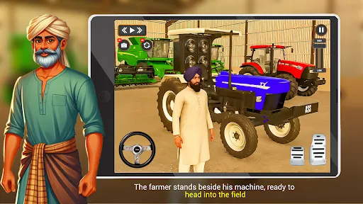 Скриншот 2 — Indian Tractor Driver Game 3D