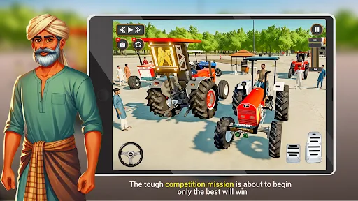 Скриншот 7 — Indian Tractor Driver Game 3D