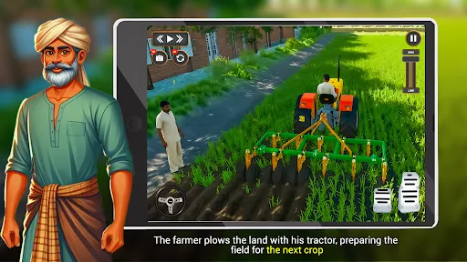 Скриншот 8 — Indian Tractor Driver Game 3D