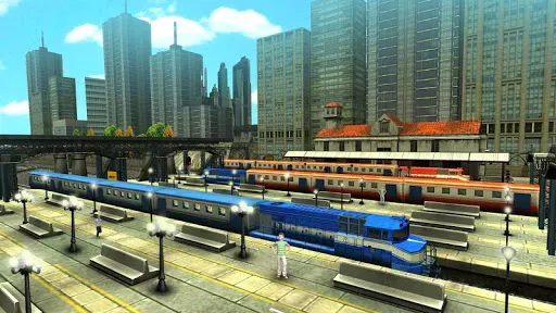 Скриншот 3 — Train Racing Games 3D 2 Player