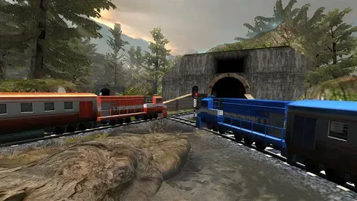 Скриншот 4 — Train Racing Games 3D 2 Player