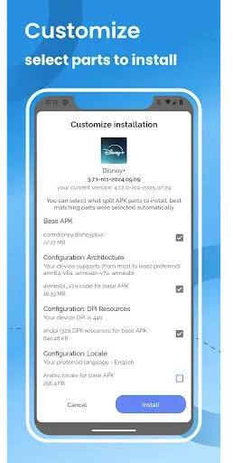 Скриншот 2 — SAI: Split APKs Installer