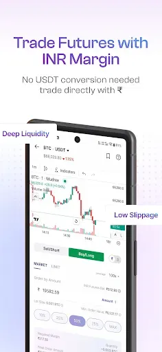 Скриншот 2 — Mudrex : Bitcoin & Crypto App
