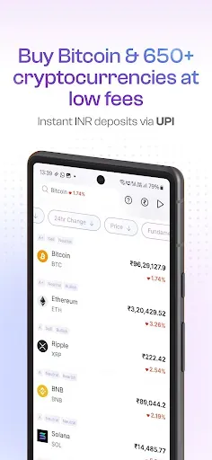 Скриншот 5 — Mudrex : Bitcoin & Crypto App