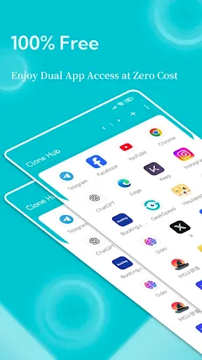 Скриншот 1 — Clone Hub-Parallel Dual App