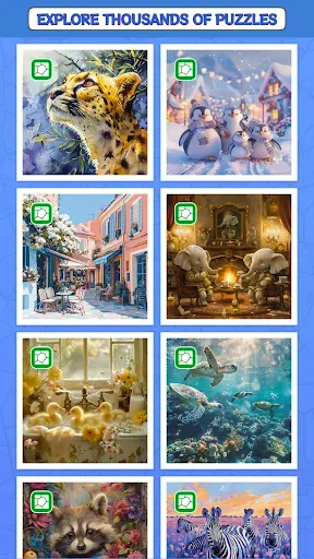 Скриншот 6 — Piece of Art Puzzle Jigsaw HD