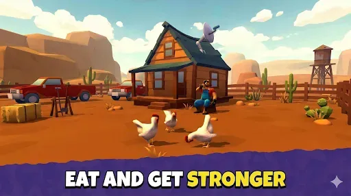 Скриншот 1 — Desert Worm Idle RPG