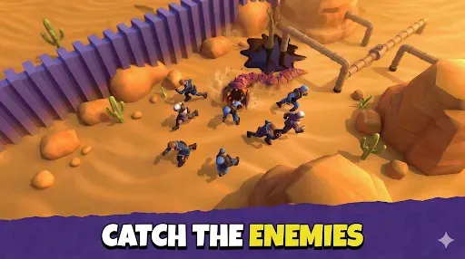 Скриншот 3 — Desert Worm Idle RPG