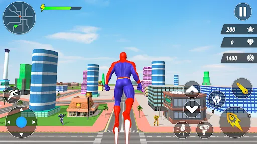 Скриншот 2 — Spider Robot Hero Car Games