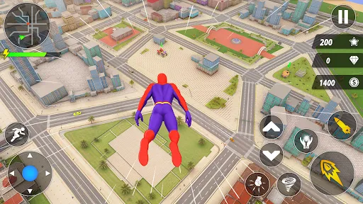 Скриншот 3 — Spider Robot Hero Car Games