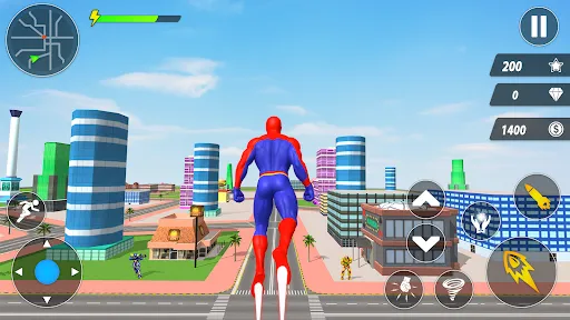 Скриншот 8 — Spider Robot Hero Car Games
