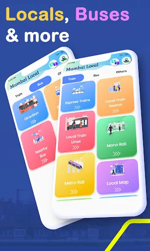 Скриншот 2 — Mumbai Local Train Maps