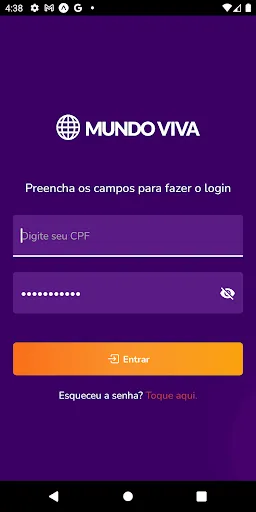 Скриншот 1 — VIVA Eventos