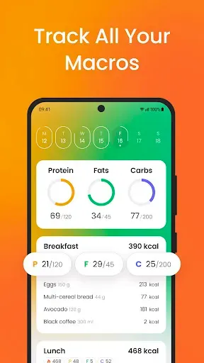 Скриншот 6 — Calorie Counter & Food Tracker