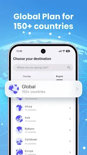 Скриншот 4 — eSim Prepaid Mobile Travel App