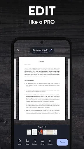Скриншот 2 — Сканер: PDF сканирование