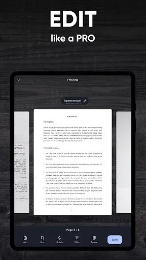 Скриншот 8 — Сканер: PDF сканирование