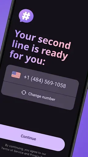 Скриншот 2 — Second Phone Number App: eSIM