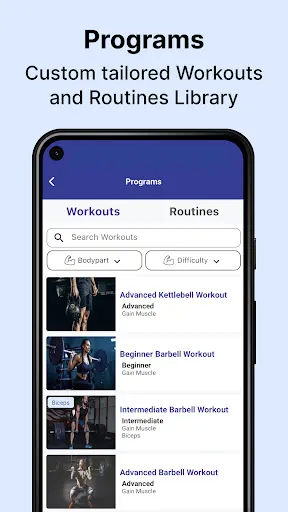 Скриншот 5 — MuscleWiki Тренировки и Фитнес