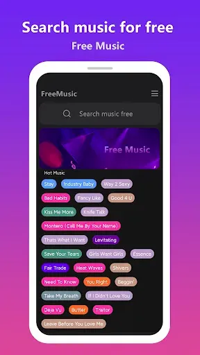 Скриншот 1 — Music Downloader&Mp3 Music Dow
