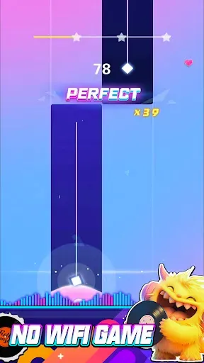 Скриншот 2 — Beat Notes Cyber Music Game