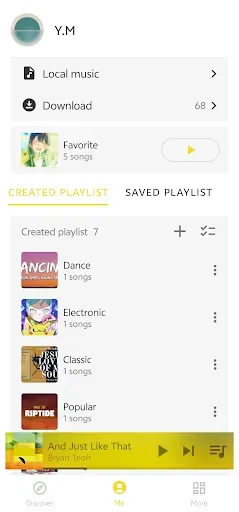 Скриншот 3 — Your Music - 音樂下載播放器 MP3，FM 播客