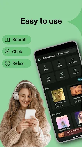 Скриншот 1 — Mp3 Downloader Download Music