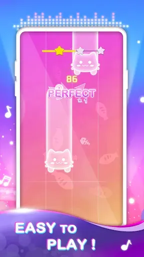 Скриншот 3 — Dreameow Tiles: Кошачья Музыка