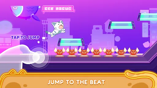 Скриншот 1 — Cat Dash: Cute Cat Music Game